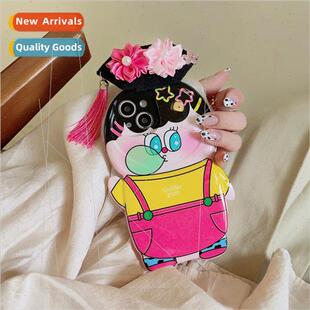 Creative Cute Blowing Bubbles Goggle Girl 适用 12 Apple 14 P