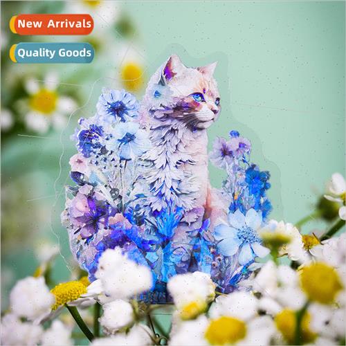 Cat Manor series stickers light retro cute pet waterproof di