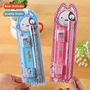 Blue Fruit Rabbit Childrens Pencil Set 801 ery