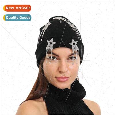 Hot drill rolled solid color sticky drill hat female autumn