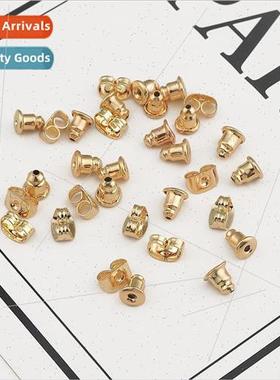 Copper plated 18K gold bullet butterfly ear plugs ear plugs