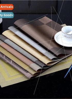 Thickened placemats heat pads Teslin pvc western food pads
