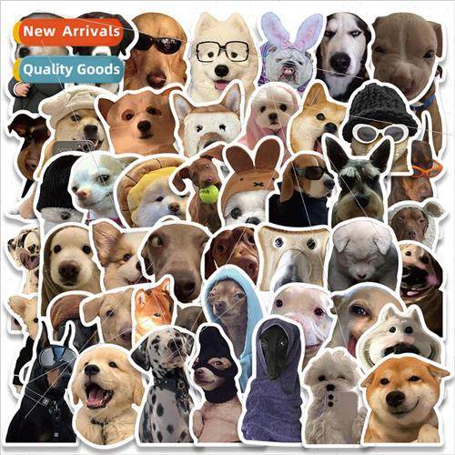 50 Hot Cute Dog Emoji Stickers Laptop Cell Phone Mug ggage D