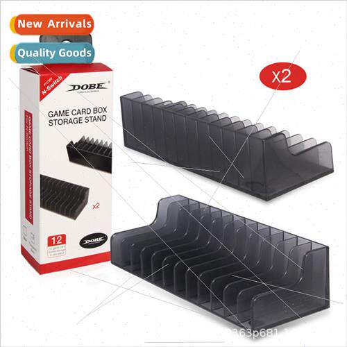 适用 Switch Game Storage Disk Holder 2-Pack Switch Clear Gam