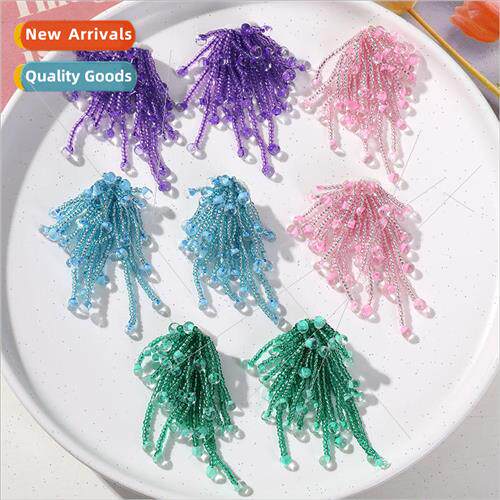 ins girl heart glass ball ball tassel flowers diy handmade w