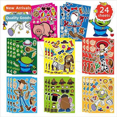 Toy puzzle stickers Cartoon stickers gsaw puzzle stickers Ch