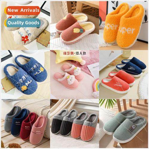 Miscellaneous men and women cotton slippers winter warm slip