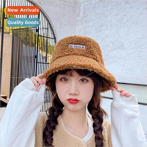 Hat womens fall and winter Korean fishermans cap embroidered