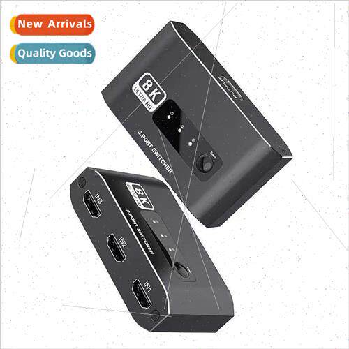 hdmi switcher 8K three in one out hdmi2.1  4K120HZ ultra hig