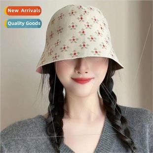 small fresh flowers swe female the cap Korean fishermans