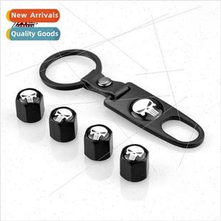 cap valve personalized skull core Car decorative tire
