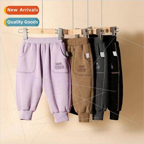Childrens casual pants 2023 fall new boys and girls baby cas