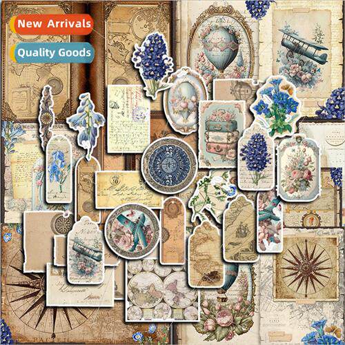 Travel Theme Pack Material Paper + Handbook Sticker Pack Mix
