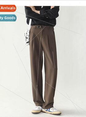 Spring and Autumn draping suit pants mens nd loose straight