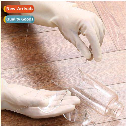 trile Rubber Gloves Household Plastic Cleaning Kitchen Dishw