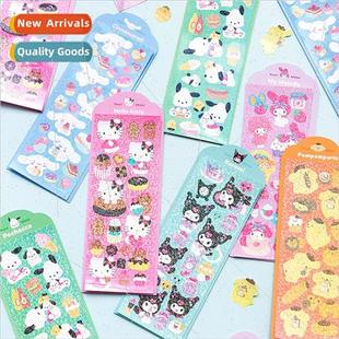 goo card stickers Korea laser flash Sanrio cut fine