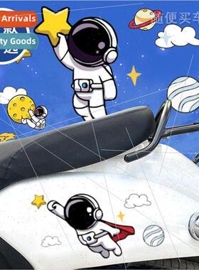 Astronaut car stickers decorative electric car motorcycle cu