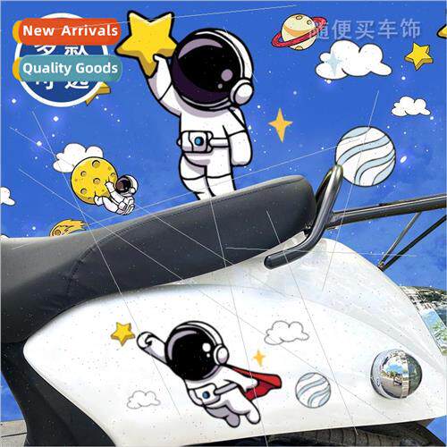 Astronaut car stickers decorative electric car motorcycle cu