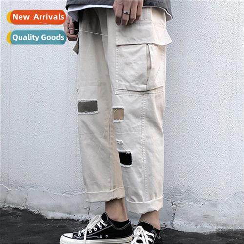 Pants Mens Loose Work Pants Korean Trend Hundreds of Pants P