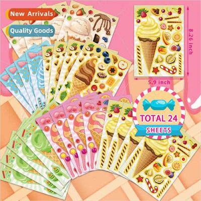 Cartoon Summer Sticker Party DIY Stickers Make Your Own Summ