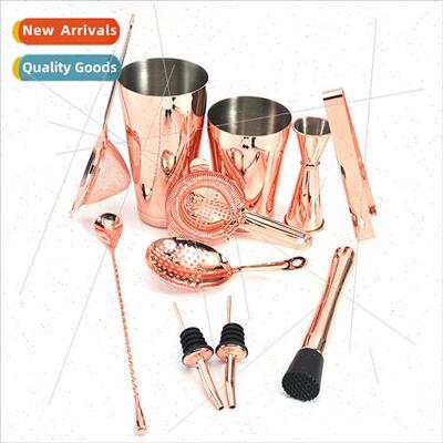 Stainless Steel Cocktail Mixer 11 Piece r Set Strainer Strai