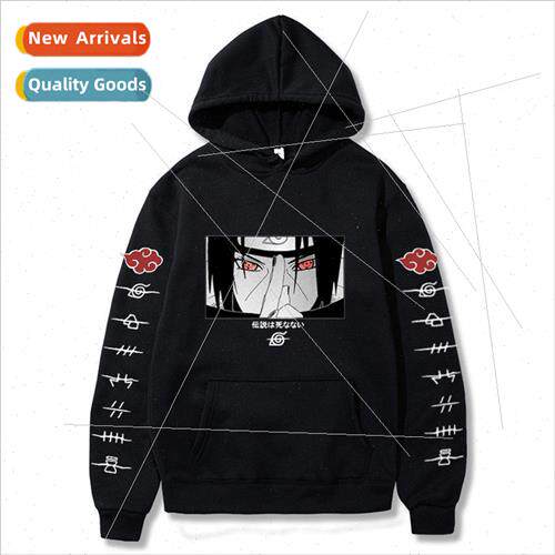 Naruto Naruto  Print Padded Hooded Sweatshirt Mens and Women