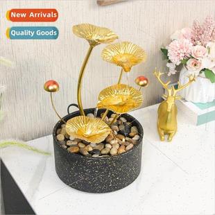 mple living room small running water ornaments TV cabinet of