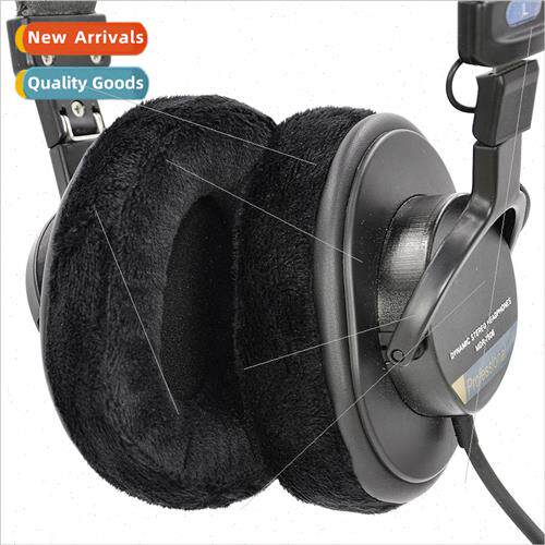 适用 Sony MDR V6 V7 7506 CD900ST Velvet Ear Muffs Memory Foa