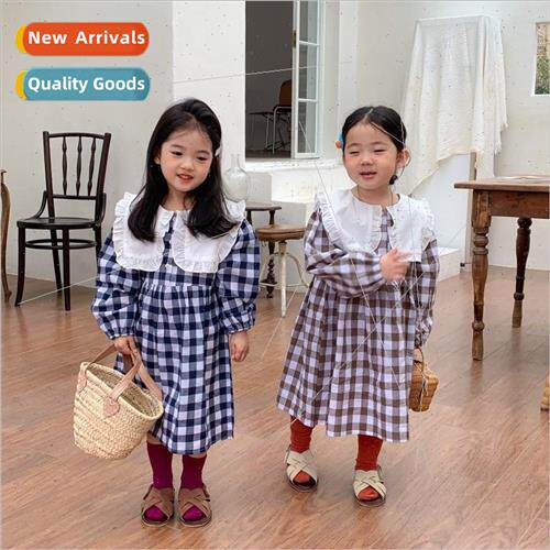 Korean childrens dress spring and fall new childrens Korean