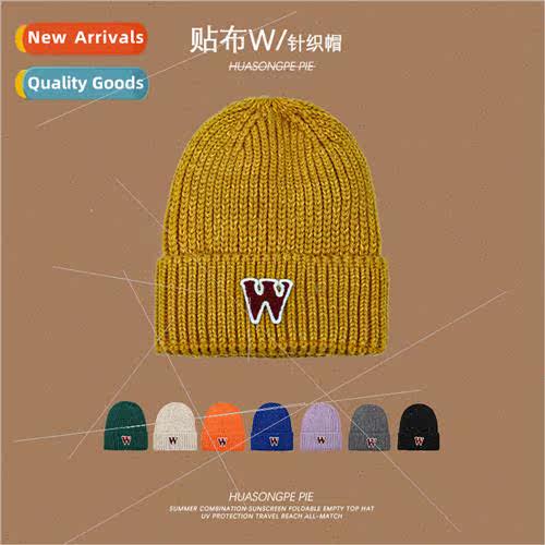 Hat womens  of Korean knitted warm hat winter cold riding ea