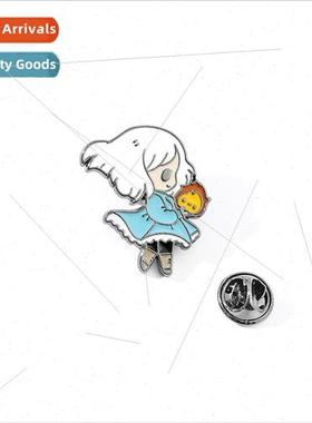 SKY ght Encounter Brooch Personalized Small White Bird Pin M