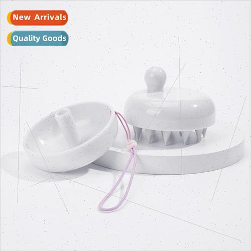 New silicone shampoo brush scalp cleaning massage portable s
