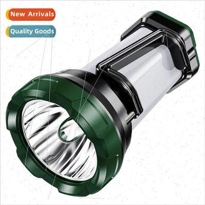 New LED flashlight rechargeable multifunction portable light