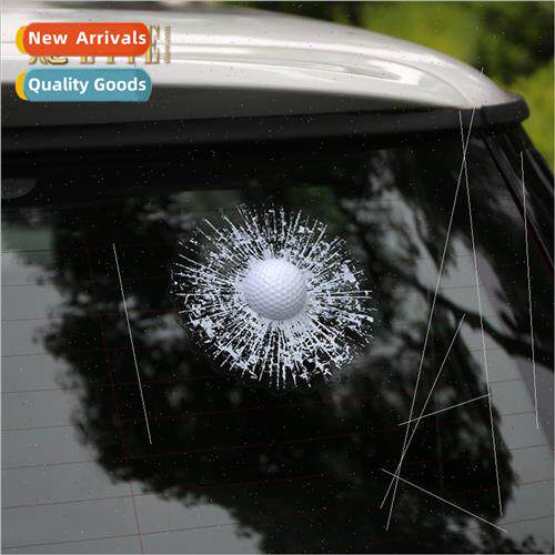 3D three-dimensional tennis car stickers creative car sticke