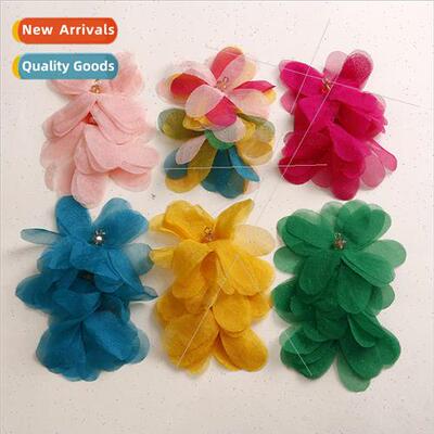 Korea Hundreds of tassel fabric mesh flowers diy handmade we