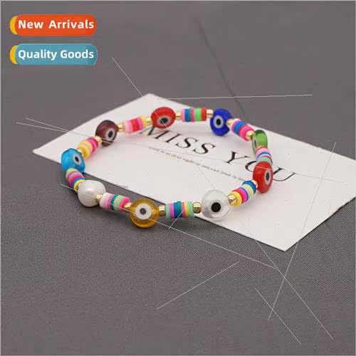 mple bohemian beach wind colorful soft ceramic piece eyes be