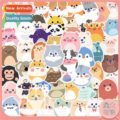 60 cartoon animal sticker organizer high value handbook phon