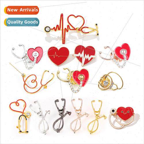 Medical stethoscope series pin stethoscope electrocardiogram