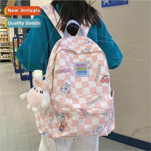 Printed shoulder bag female 2022 new Korean ins cute girl st