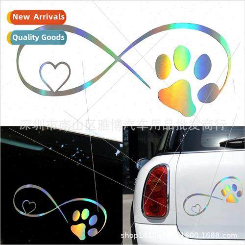 D-994 car stickers personalized funny stickers cat paw print