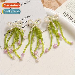Summer small fresh tassel bell orchid bow flowers diy handma