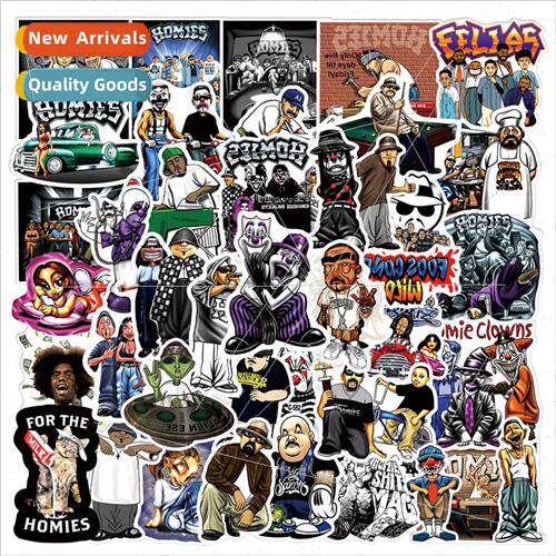 50 American Homies graffiti stickers suitcase guitar car sti