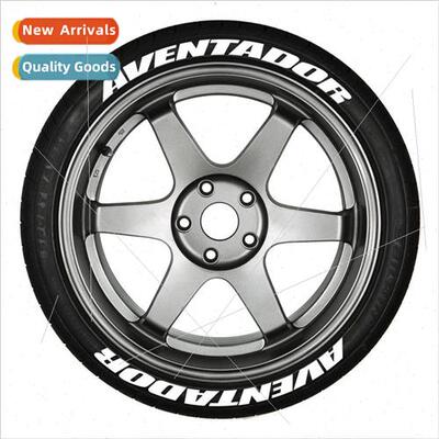 Car motorcycle tire letters stickers 3D stereo English 1 inc