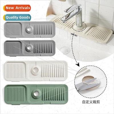 licone faucet splash pad bathroom kitchen mat splash drainin