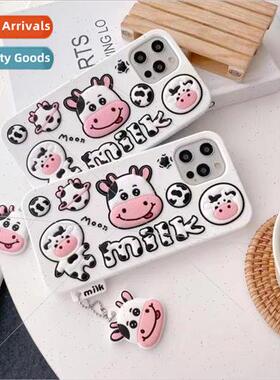 适用 iPhone12/11PRO/MAX Cute Space Cow Apple XS Phone Case 7