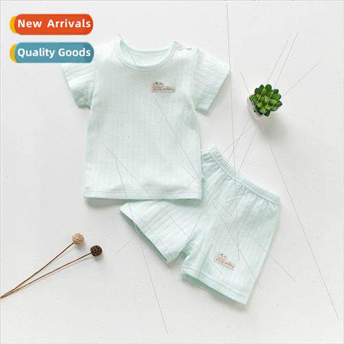 Baby T-shirt set summer baby summer two-piece cotton boys gi