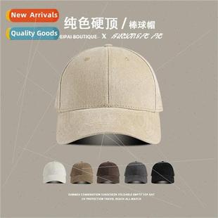 cap hard hat color outdoor sun baseball versatile Solid top