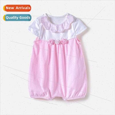 Baby onesie 2023 summer new newborn baby clothes female baby