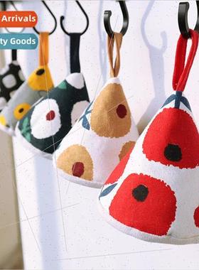 Cotton Fabric Art Interlocking Cotton Insulated Pot Handle G