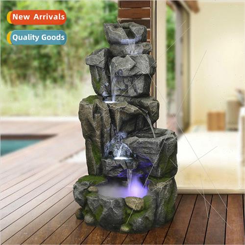 east Asia floor garden garden fish pond water feature stone-封面